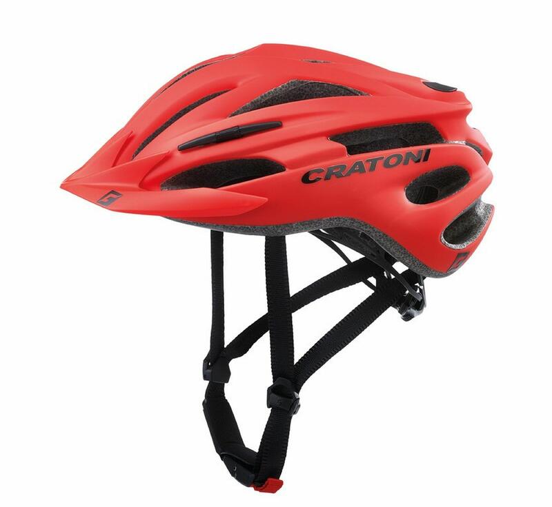 CRATONI Casco da bici MTB Pacer, rosso