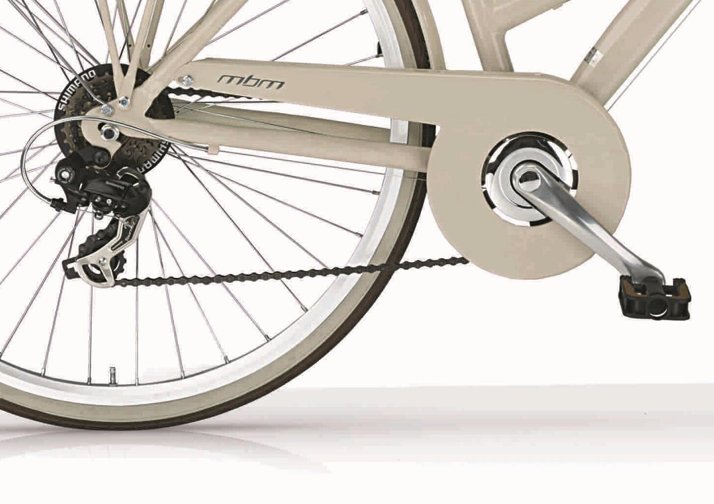 City Bike New Boulevard Woman 28" 18-Gang Creme 2/3