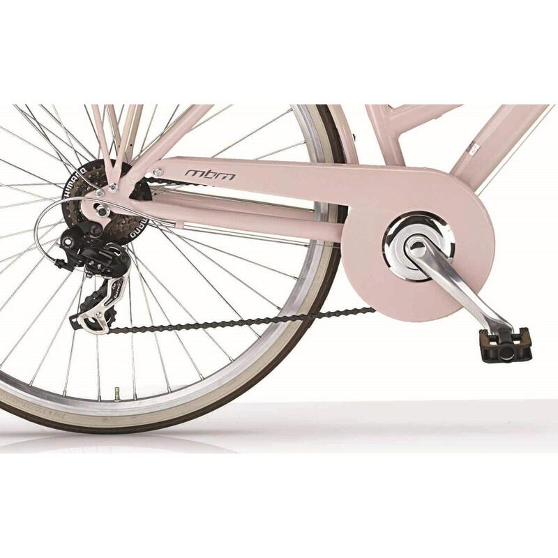 City Bike New Boulevard Woman 28" 18-Gang Rosa