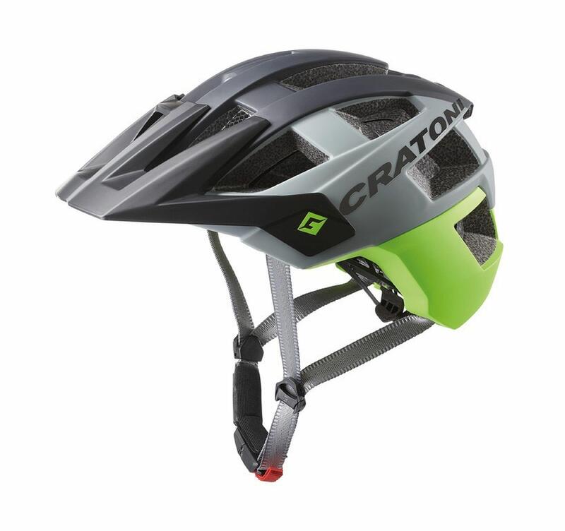 CRATONI Casque de vélo MTB AllSet noir/citron vert mat