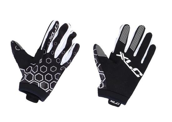 Langfingerhandschuh MTB CG-L14 schwarz-weiß