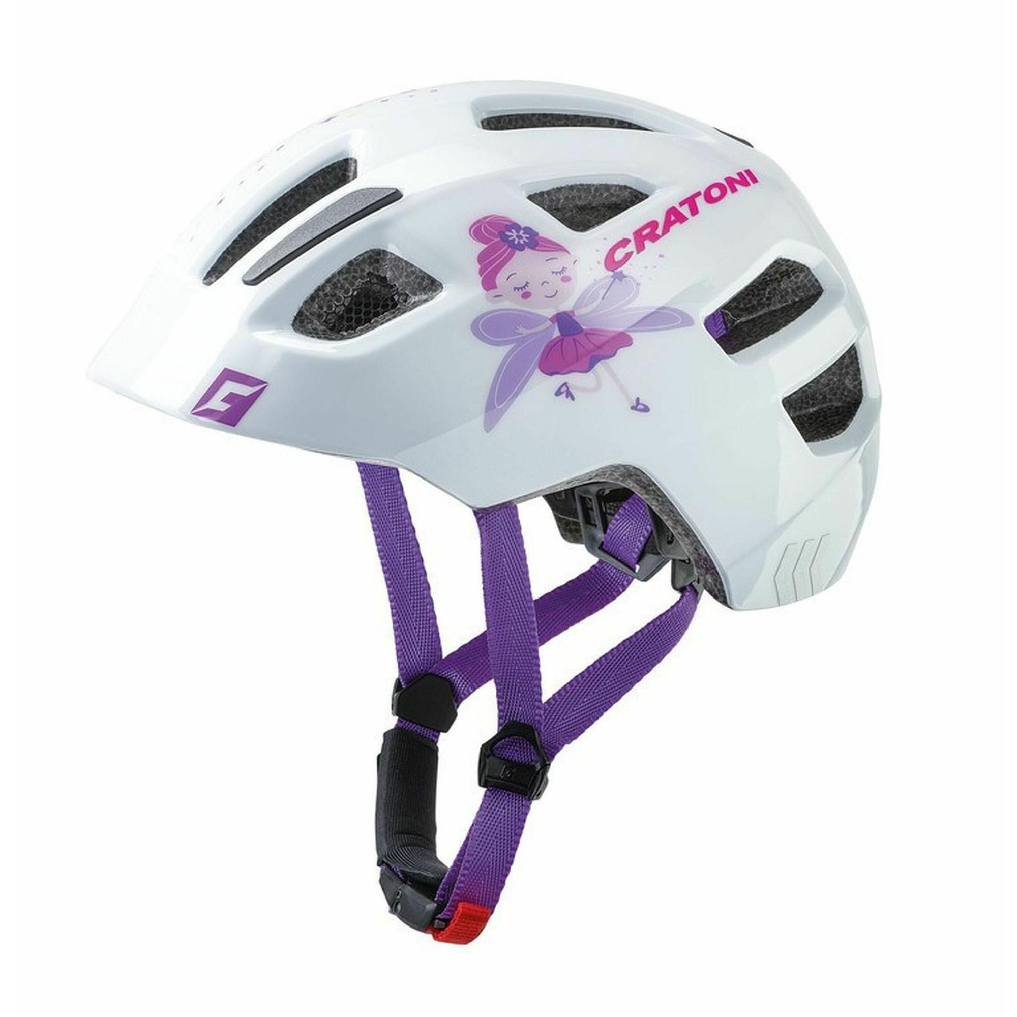 Cratoni - Casque Pour Enfants Maxster - Casque - Blanc - 51- 56 Cm - Decathlon