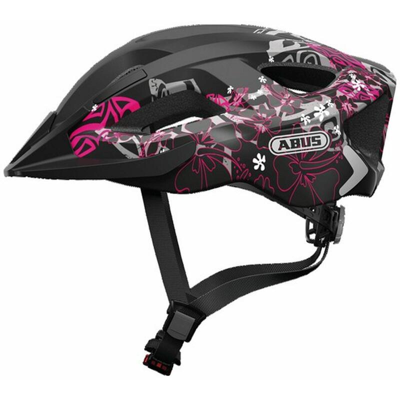 ABUS Casque de loisirs "Aduro 2.0", noir-rose