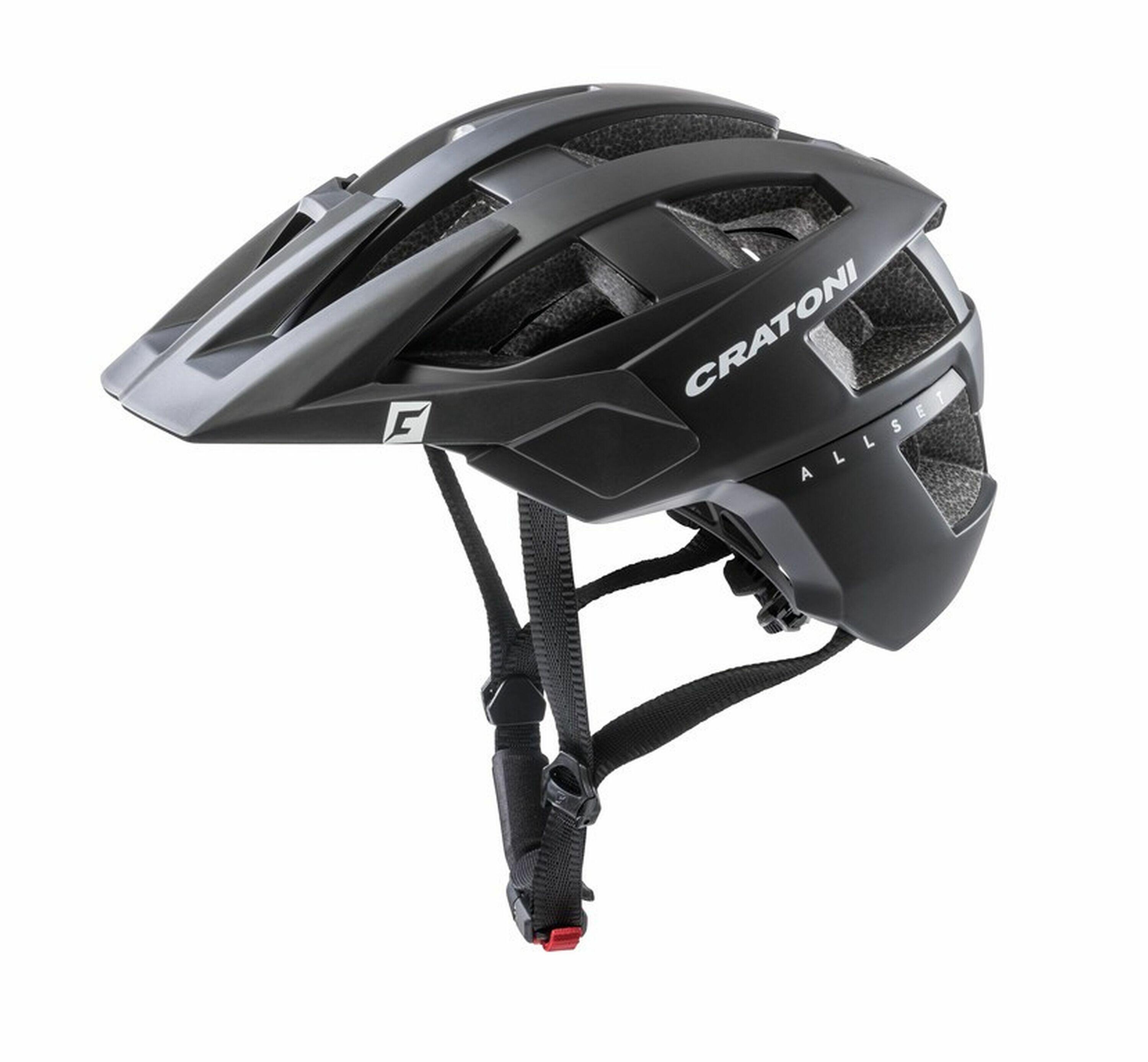 Casco MTB AllSet nero opaco 1/3
