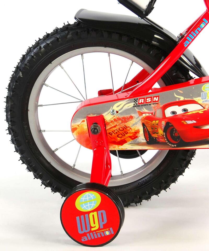 Disney | Kinderfiets | Cars | Staal | Rood | boys'  einde