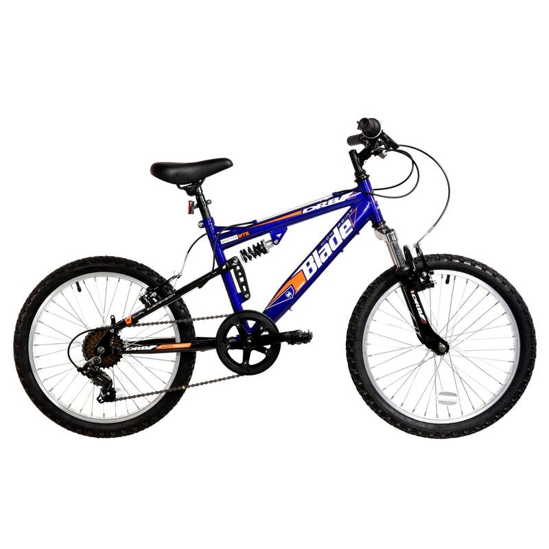 Dallingridge Blade Junior Full Sus Mountain Bike, 20In Wheel - Metallic ...