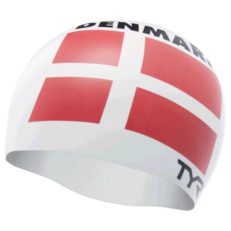 Czepek pływacki unisex tyr graphic silicone cap denmark