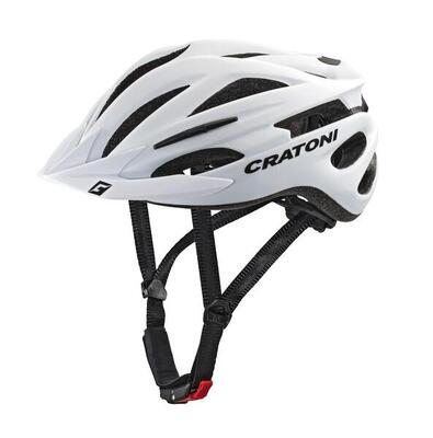 Mtb fietshelm pacer wit mat