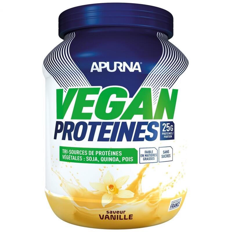Proteína vegana Apurna Cookie and cream - Pot 600g