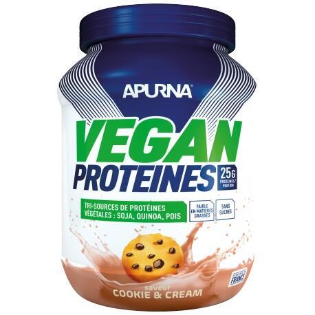 Protéine Vegan Cookie and cream - Pot 660g