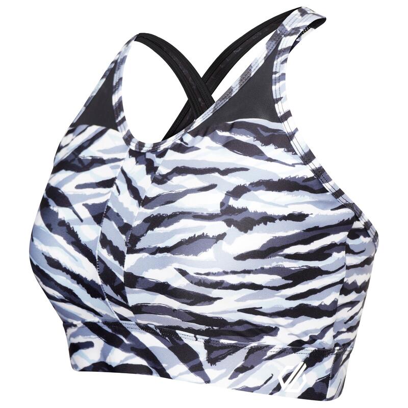 Mantra Dames Yoga BH - Zwart / witte zebraprint