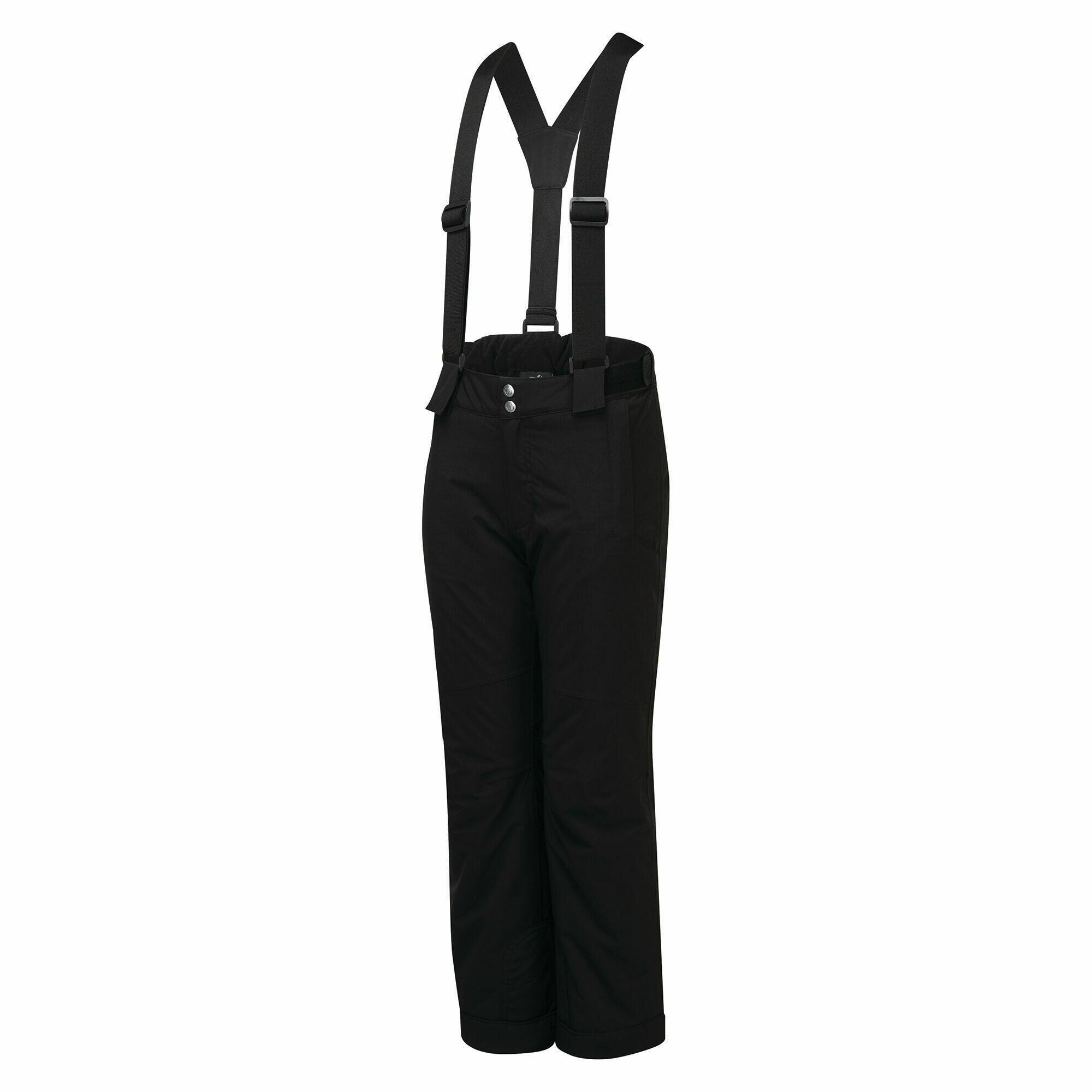 Outmove II Kids' Ski Waterproof Breathable Trousers - Black 6/7