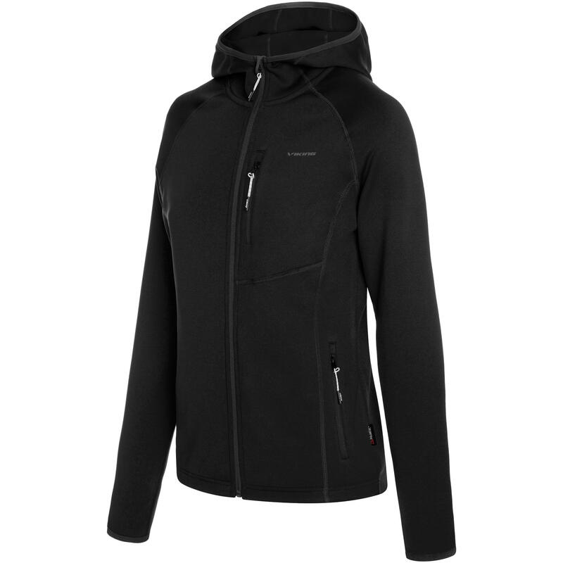 Bluza trekkingowa techniczna damska Viking Jukon Hoodie z kapturem na zamek