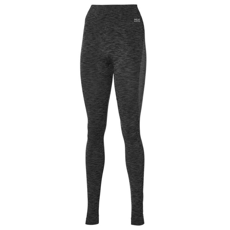 Mallas Térmicas para Mujer Heat Keeper Premium Negro Melange