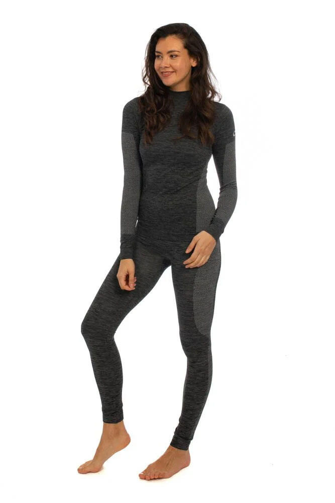 Mallas Térmicas para Mujer Heat Keeper Premium Negro Melange 5/7