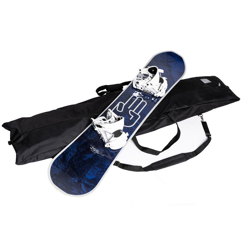 Borsa porta snowboard idrorepellente 180x40x16 cm - Nera