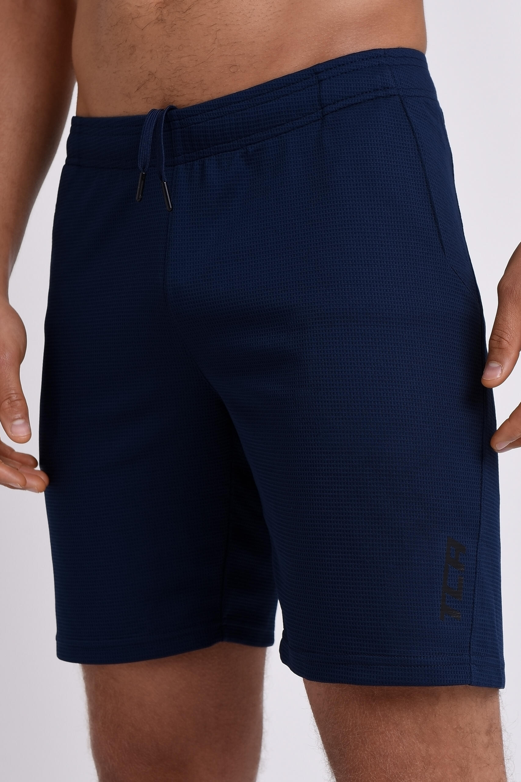 Men's Aeron Running Shorts with Pockets - Navy Eclipse 3/5