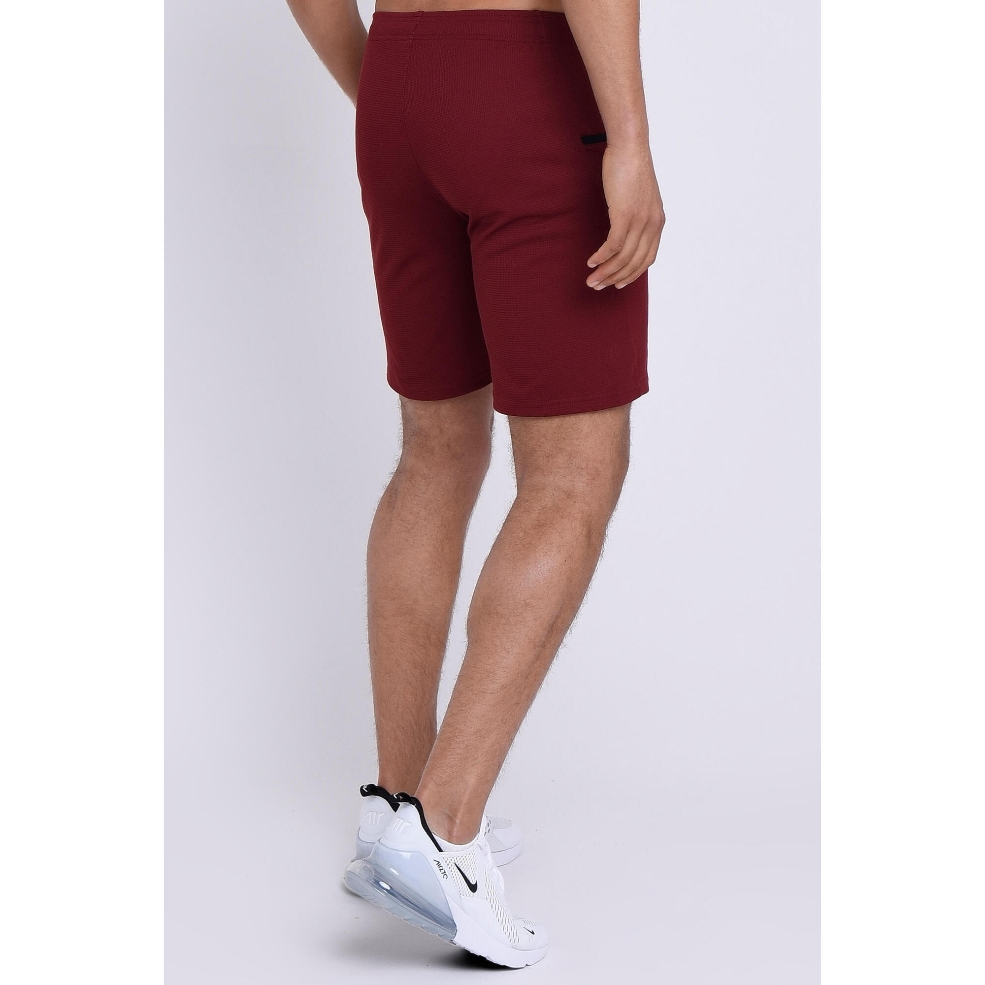Men's Aeron Running Shorts with Pockets - Cabernet 2/5