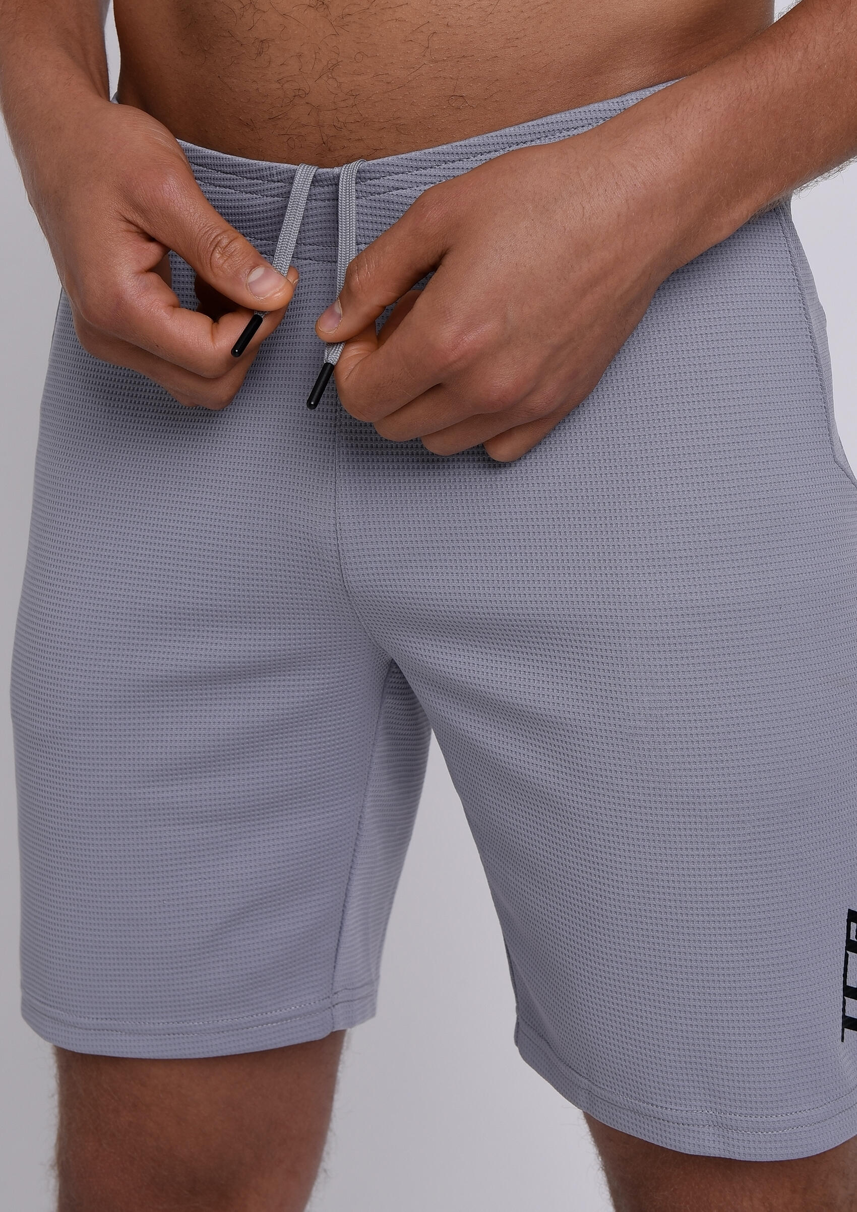Men's Aeron Running Shorts with Pockets - Cool Grey 3/5