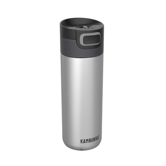 Kambukka Etna Thermobecher 500ml Edelstahl, 3in1, auslaufsicher Silver