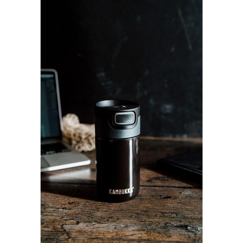Termohrnek Turistický nerezový Etna Pitch Black 300 ml