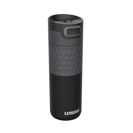 Kubek termiczny termos samochodowy Etna Grip 500 ml - Black Steel
