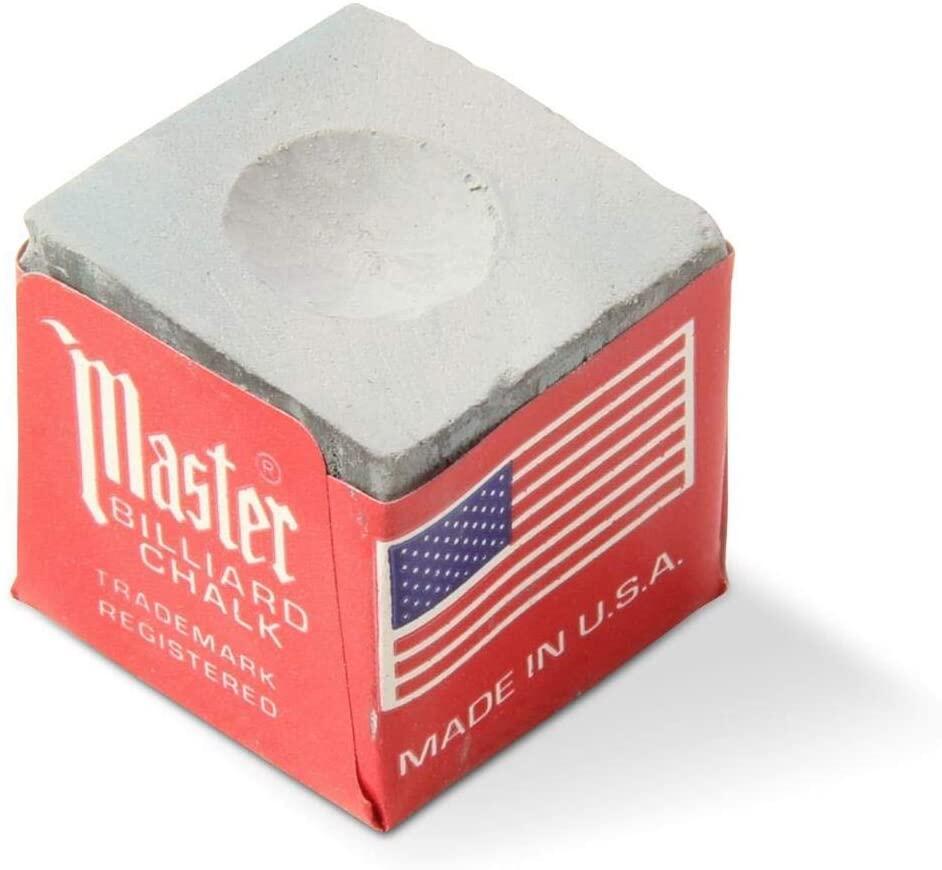 MASTERS SNOOKER CHALK GREY X12 PIECES 2/2