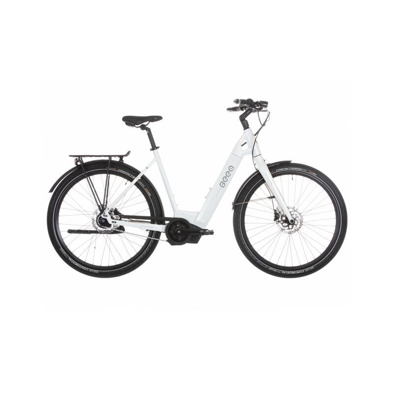 VÉLO DE VILLE ÉLECTRIQUE BEEQ E800 CADRE BAS BLANC