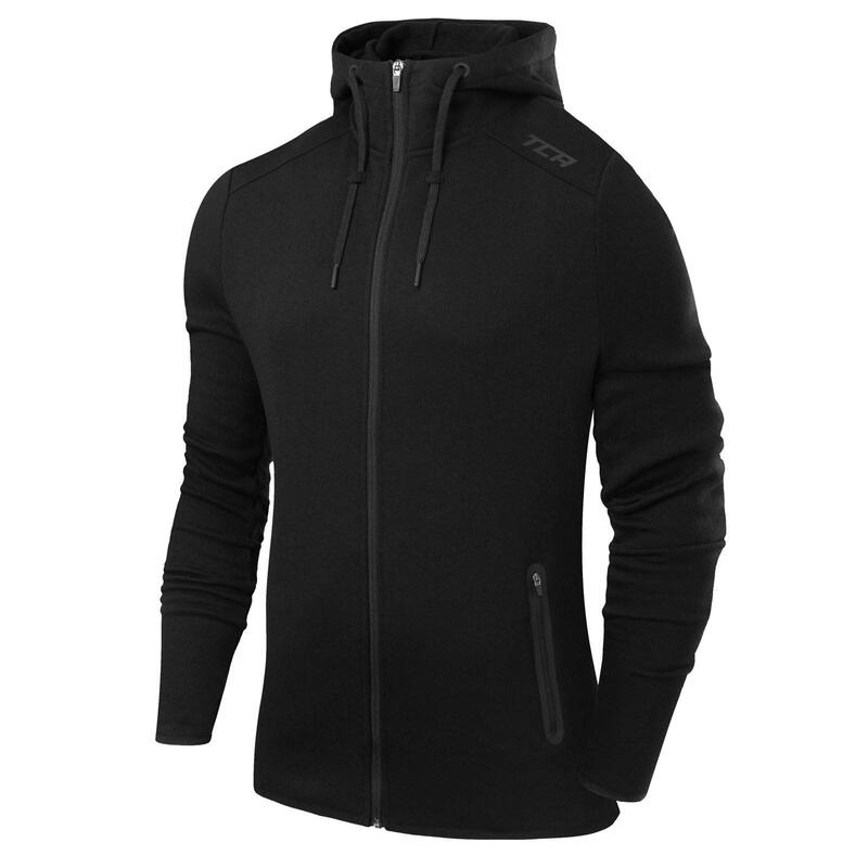 Revolution Tech Sudadera con Capucha con Bolsillos con Cremallera para Hombre