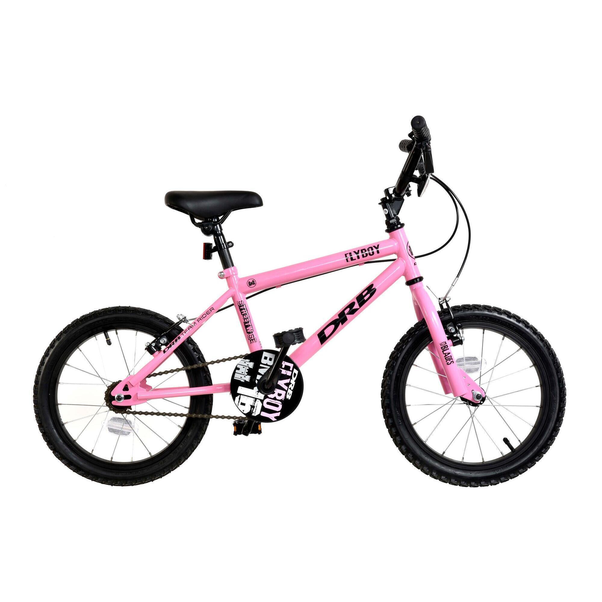 Dallingridge Flyboy 16In BMX Style Kids Bike - Gloss Candy Pink 1/3