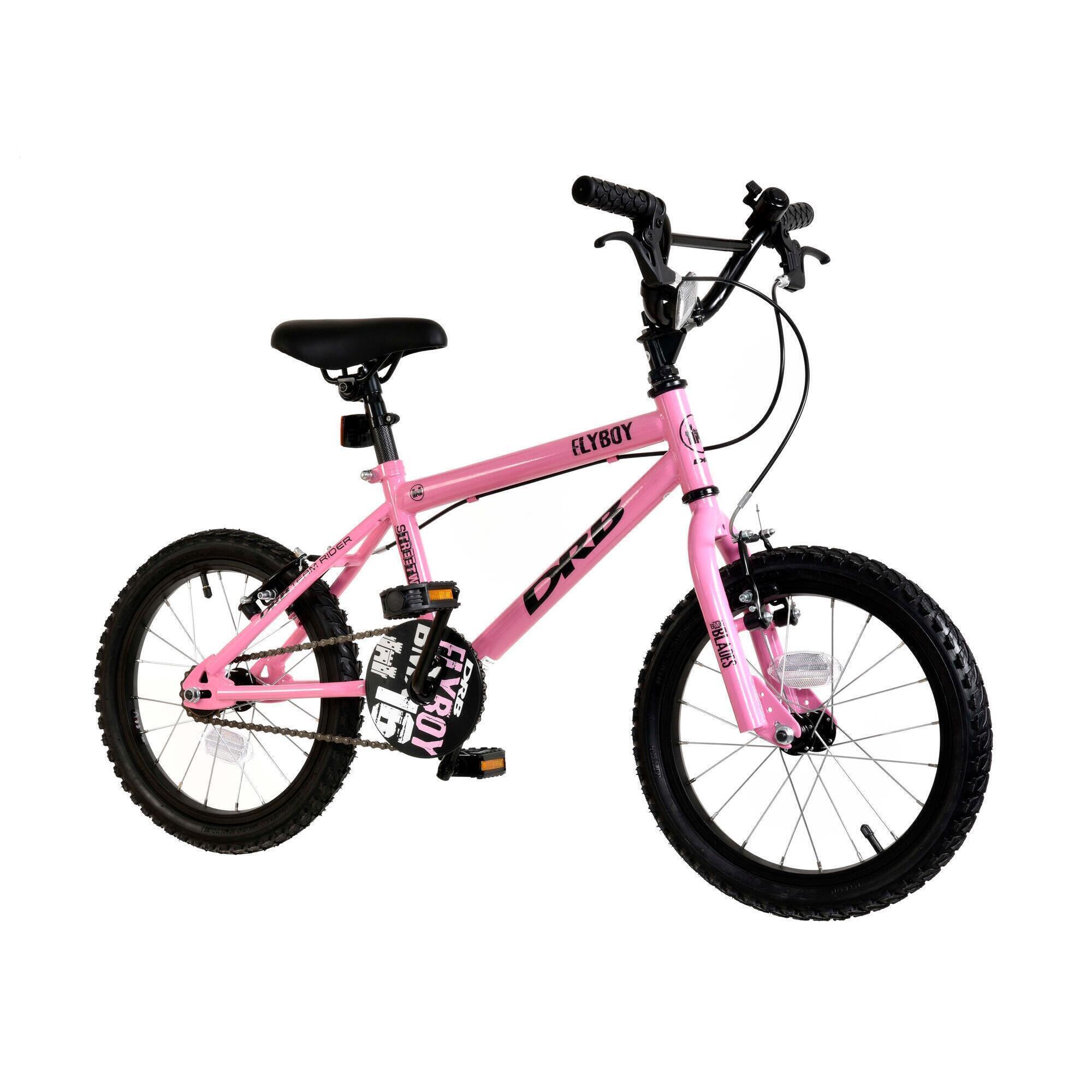 Dallingridge Flyboy 16In BMX Style Kids Bike - Gloss Candy Pink 2/3