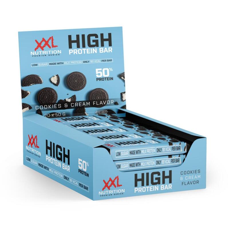 High Protein Bar 2.0 - 20 pack - Cookies & Cream
