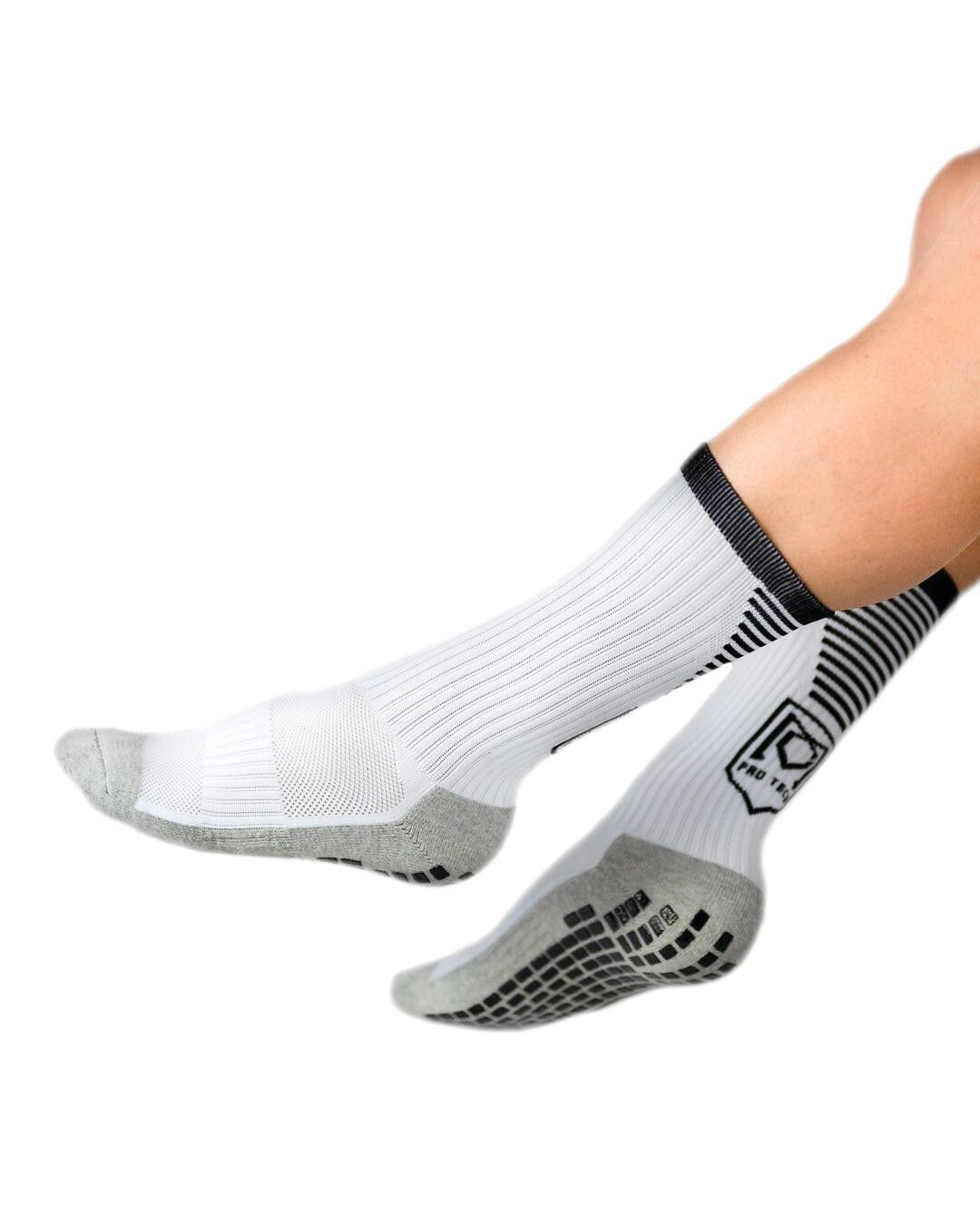 Chaussette courte noir antidérapante femme/enfant 3/3