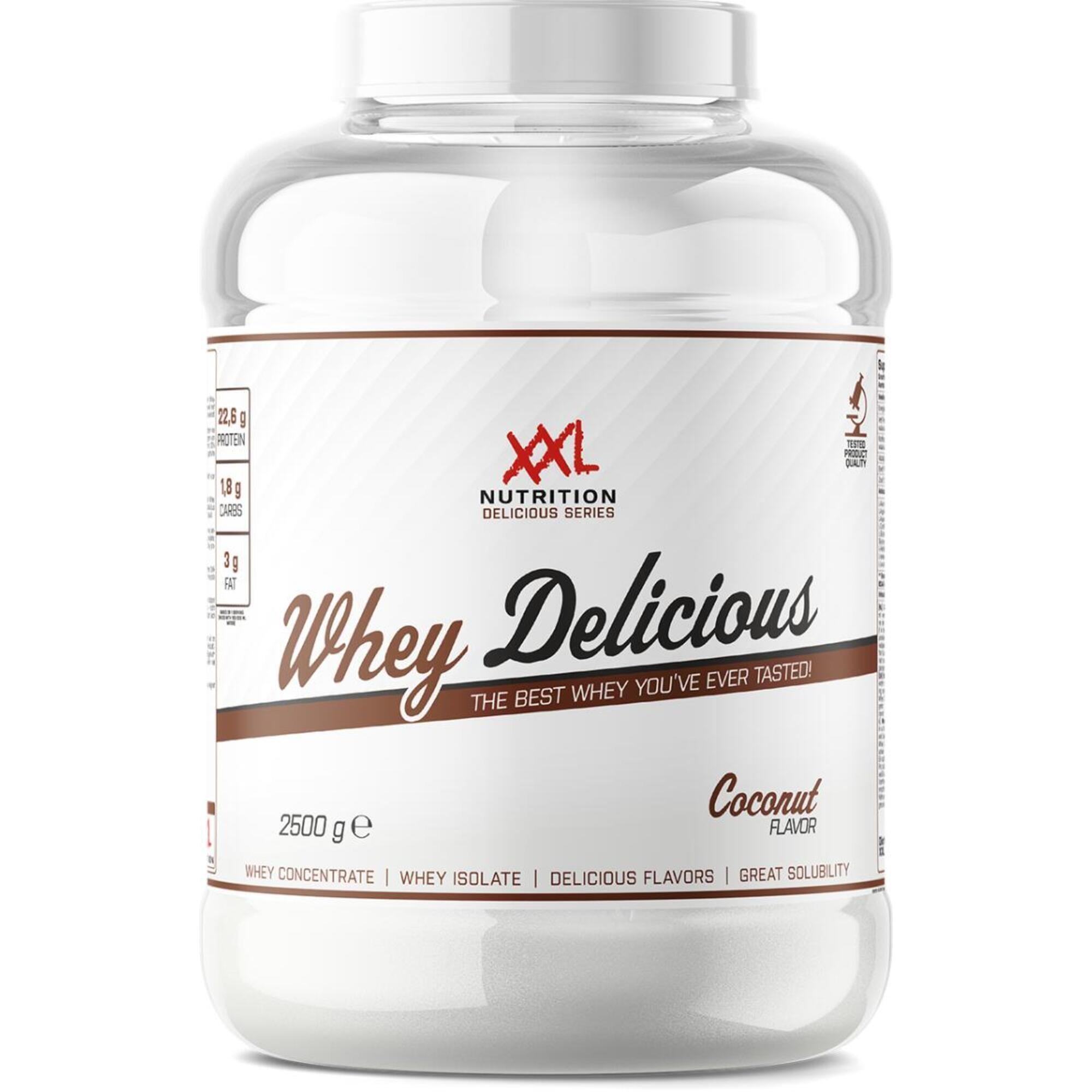XXL NUTRITION Whey Delicious - Proteïne Poeder - Kokosnoot - 2500 gram