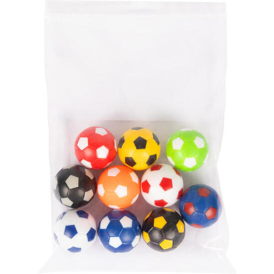 Palline da Calcetto Tafelvoetbal 35mm 24gr 10 Pezzi Bianco