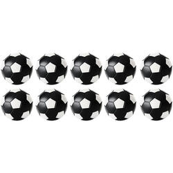 Robertson - Tafelvoetbal Ballen - 35 mm - Zwart / Wit - 10 stuks