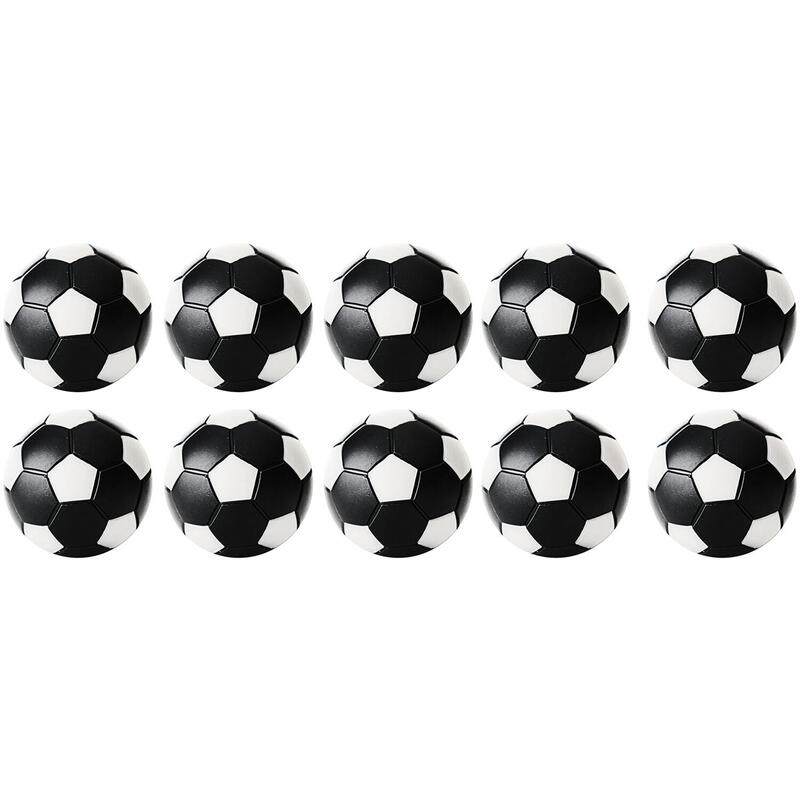 Balles De Baby-Foot - Winspeed 35 mm Noir / Blanc - 10 pc