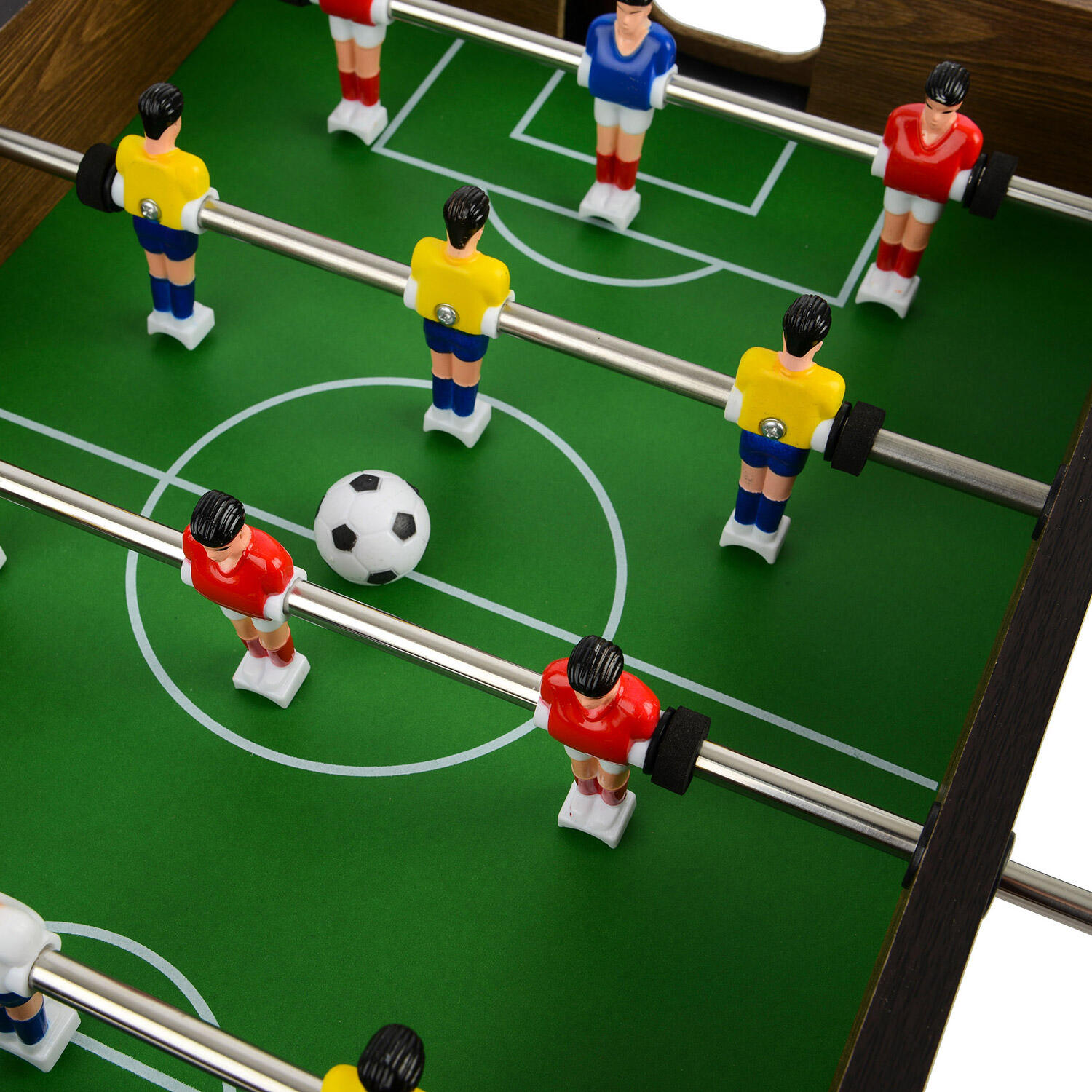 Power Play Table De Jeux 4 En 1 – Billard, Baby-foot, Hockey, Tennis De Table (dès 5 Ans)