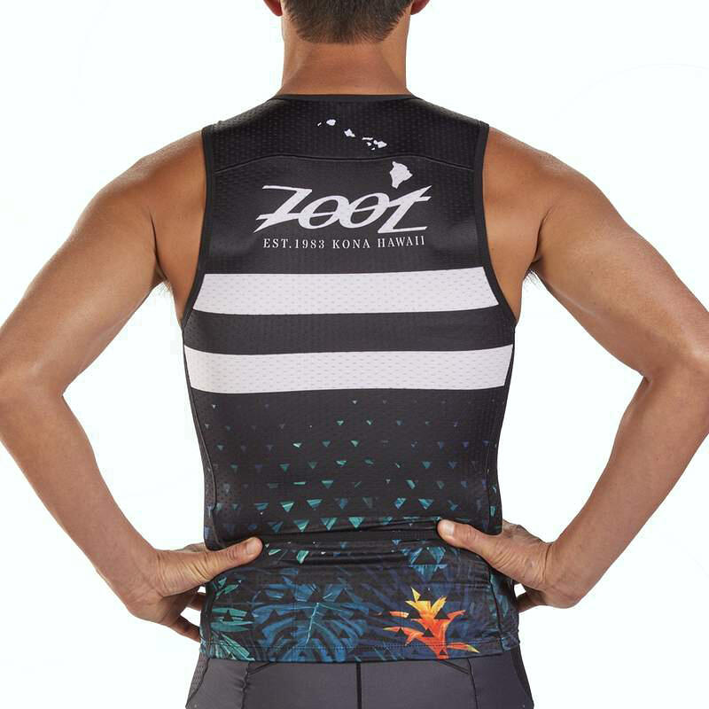 Camiseta Triatlon Sin mangas Hombre ZOOT LTD Negro