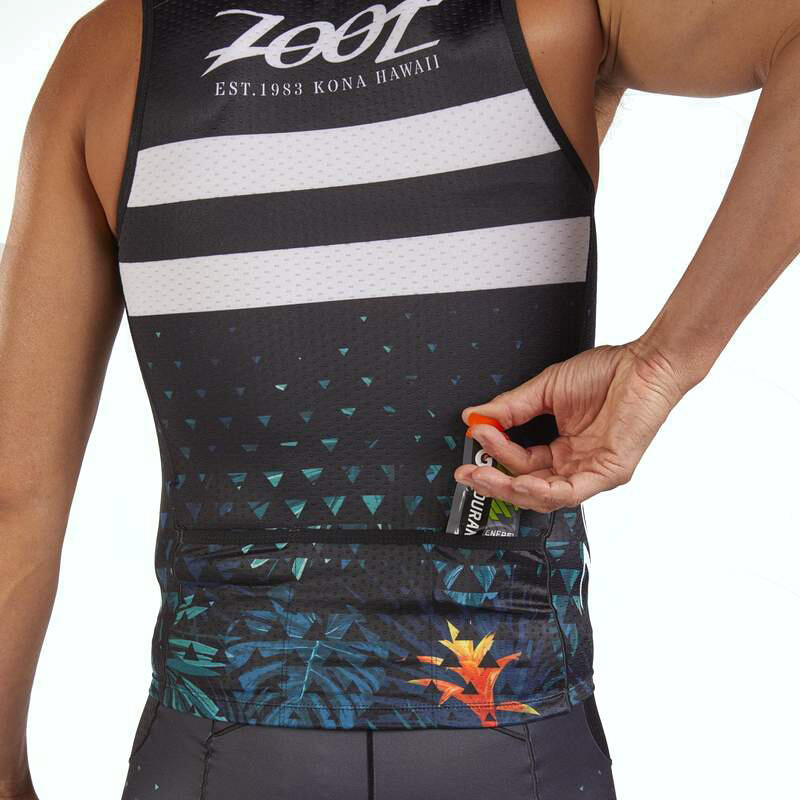 Camiseta Triatlon Sin mangas Hombre ZOOT LTD Negro