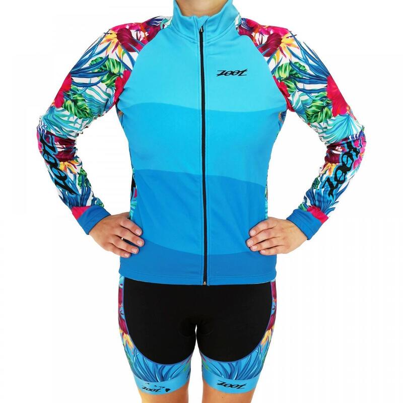 Maillot Ciclismo manga larga Mujer ZOOT Azul