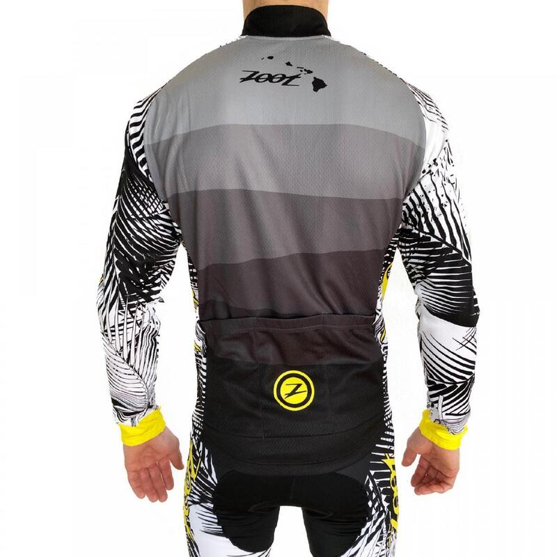 Maillot Ciclismo manga larga Hombre ZOOT PERFORMANCE Negro Blanco