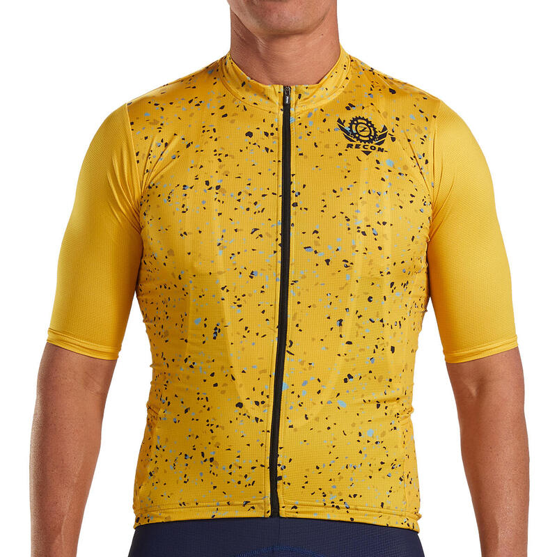 Maillot Ciclismo manga corta Hombre ZOOT RECON CYCLE-SULPHER Amarillo