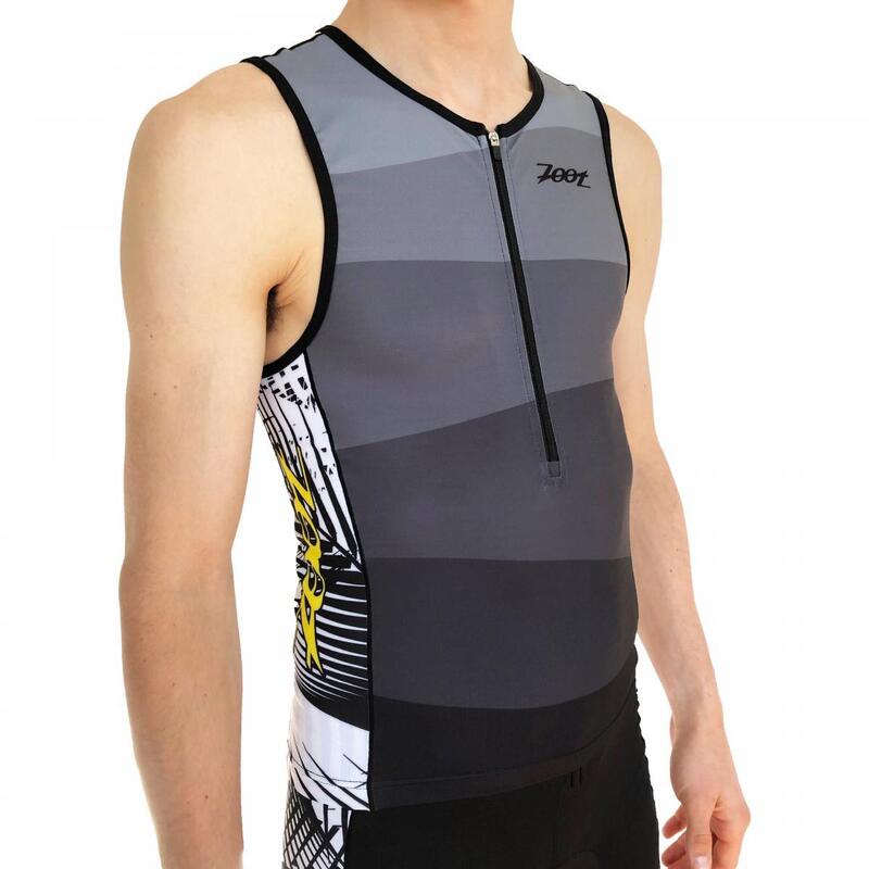 Camiseta Triatlon Sin mangas Hombre ZOOT LTD Gris