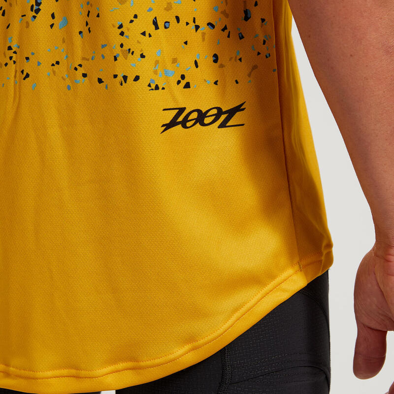 Camiseta Enduro manga corta Hombre ZOOT RECON CYCLE-SULFUR Amarillo