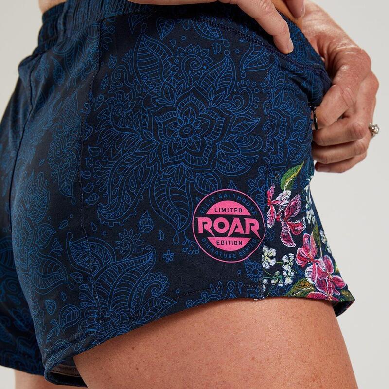 Fond de triathlon Pantalon de course court LTD pour femmes - Blue Roar ZOOT