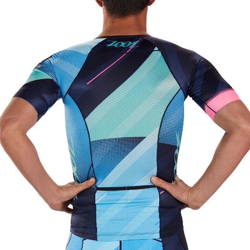 Maillot Triatlon Manga corta Hombre ZOOT AERO CALI Azul