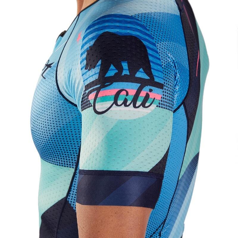 Maillot Triatlon Manga corta Hombre ZOOT AERO CALI Azul