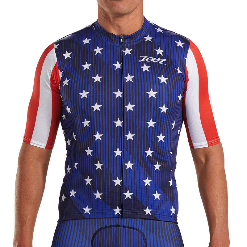 Sporttrikot Herren LTD Fahrrad Aero Trikot - Stars & Stripes ZOOT