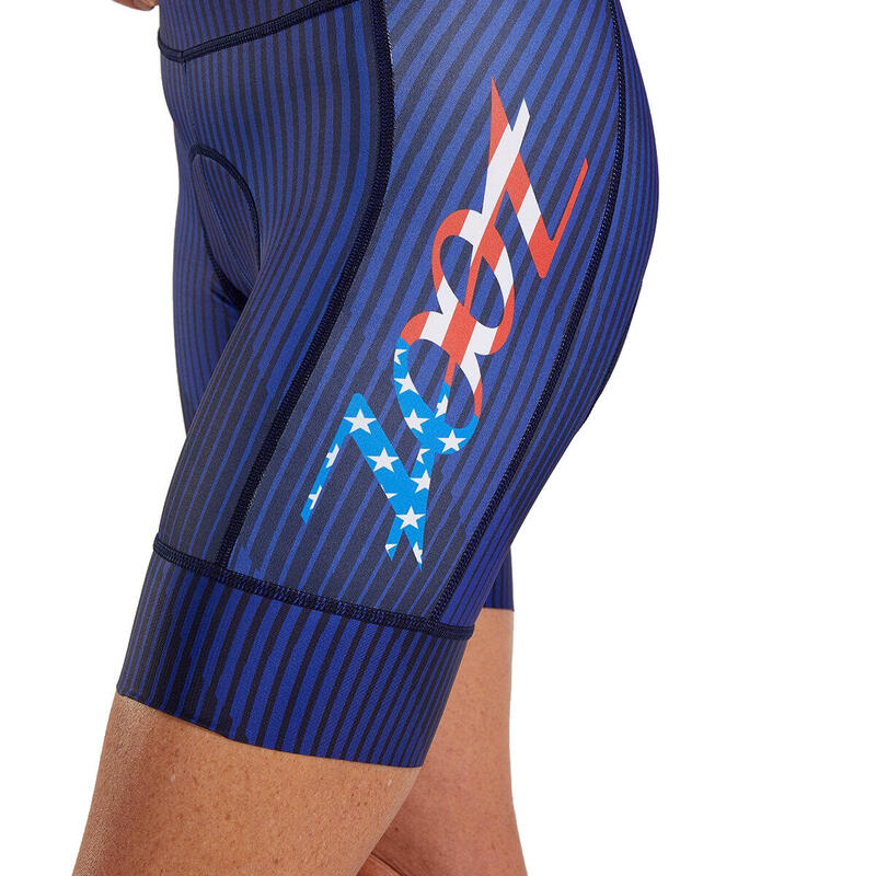 Sporthose Damen LTD Fahrrad Short - Stars & Stripes ZOOT